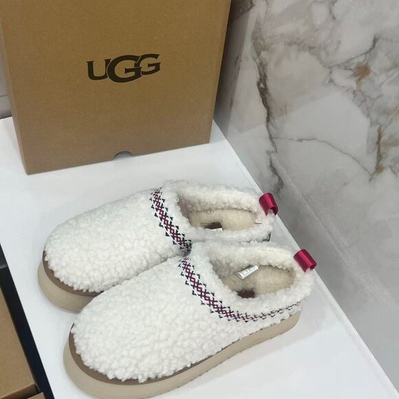 UGG Tazz Slipper Heritage Braid Natural - Picture 4 of 9